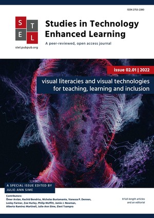 Issue 2.1 Visual literacies and visual technologies for teaching learning and inclusion cover