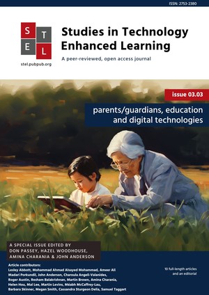 Issue 3.3 Parents guardians education and digital technologies cover